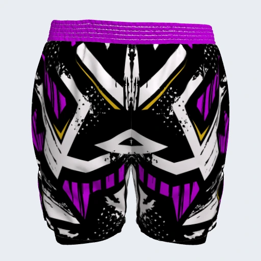 2-in-1 Shorts (No Side Pockets), Design 005