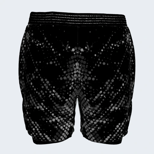 2-in-1 Shorts (No Side Pockets), Design 016