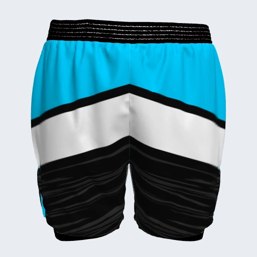 2-in-1 Shorts (No Side Pockets), Design 017