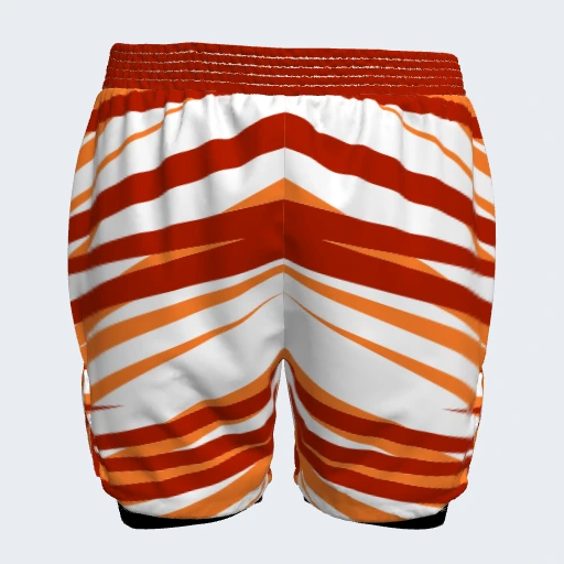 2-in-1 Shorts (No Side Pockets), Design 018