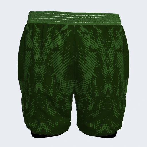 2-in-1 Shorts (No Side Pockets), Design 025