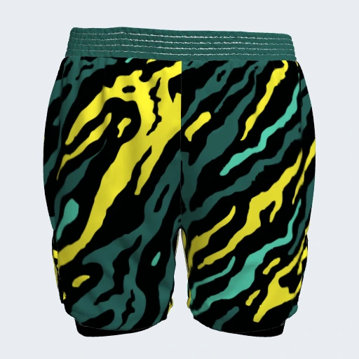 2-in-1 Shorts (No Side Pockets), Design 028