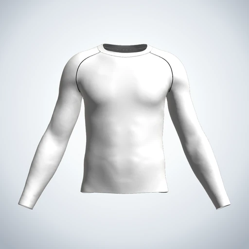 Blank Long Sleeve Rash Guard