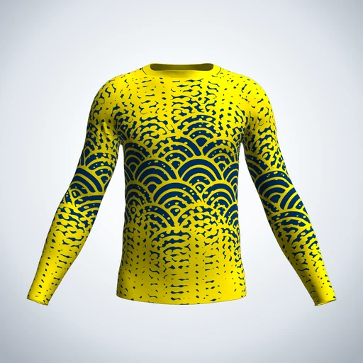 Rash Guard (Long Sleeve), Design 002