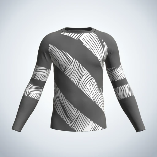 Rash Guard (Long Sleeve), Design 003