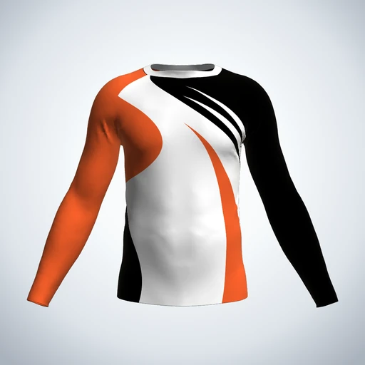 Rash Guard (Long Sleeve), Design 005