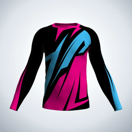 Rash Guard (Long Sleeve), Design 006