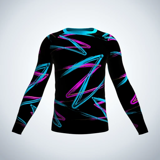 Rash Guard (Long Sleeve), Design 008