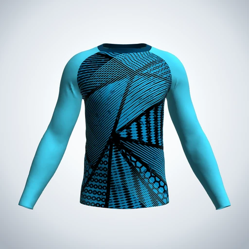Rash Guard (Long Sleeve), Design 010