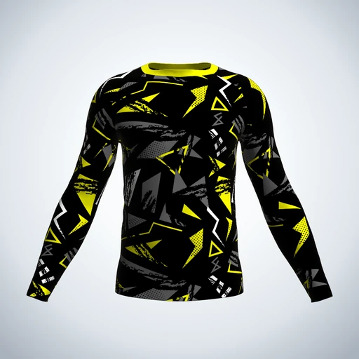 Rash Guard (Long Sleeve), Design 012