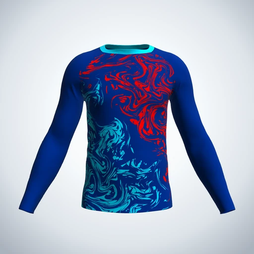 Rash Guard (Long Sleeve), Design 013