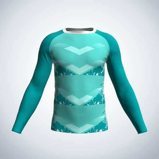 Rash Guard (Long Sleeve), Design 016