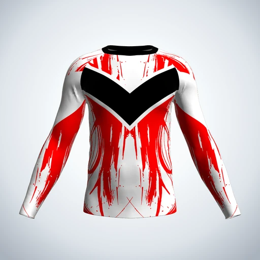 Rash Guard (Long Sleeve), Design 017