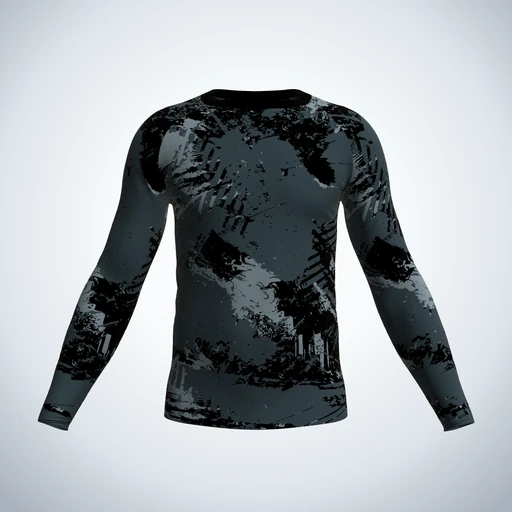 Rash Guard (Long Sleeve), Design 018