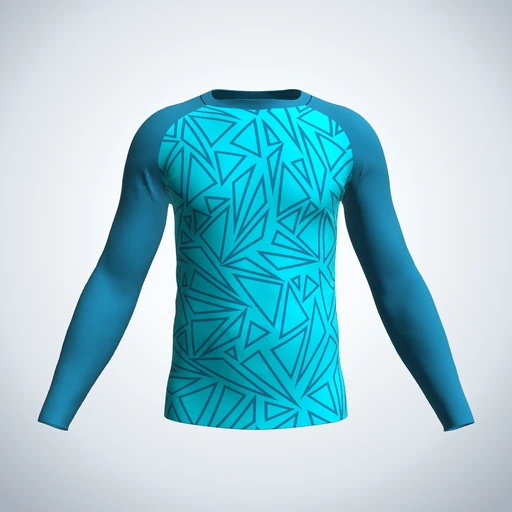 Rash Guard (Long Sleeve), Design 019
