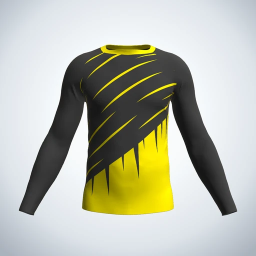 Rash Guard (Long Sleeve), Design 021