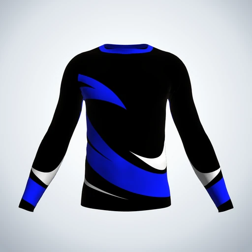Rash Guard (Long Sleeve), Design 022
