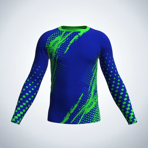 Rash Guard (Long Sleeve), Design 028