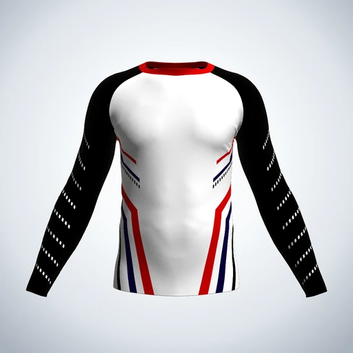 Rash Guard (Long Sleeve), Design 034