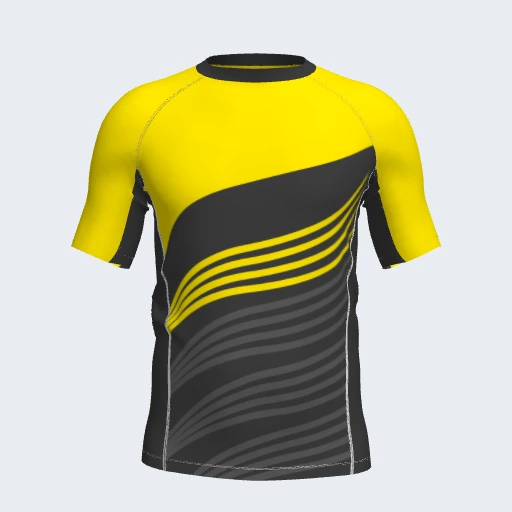 Rash Guard (Short Sleeve, Side Panel), Design 018