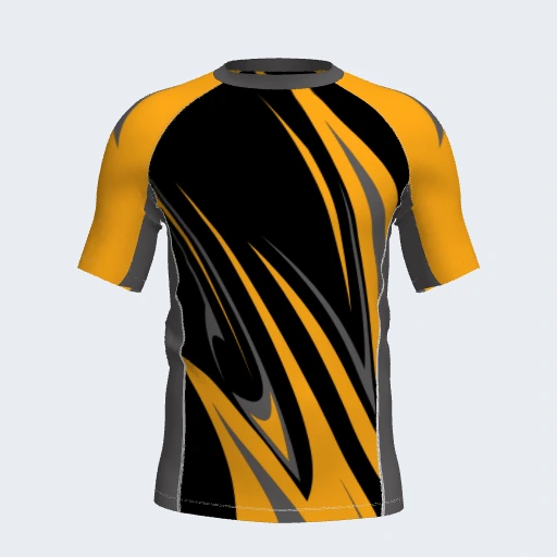 Rash Guard (Short Sleeve, Side Panel), Design 032