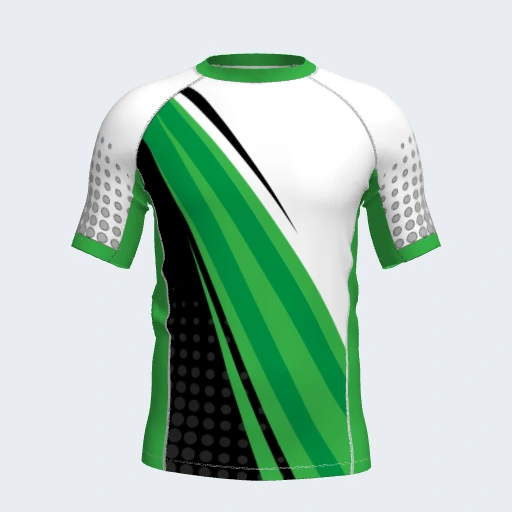 Rash Guard (Short Sleeve, Side Panel), Design 035