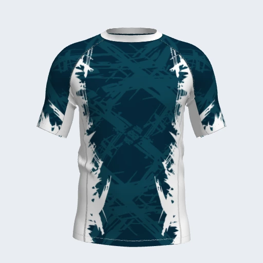 Rash Guard (Short Sleeve, Side Panel), Design 041