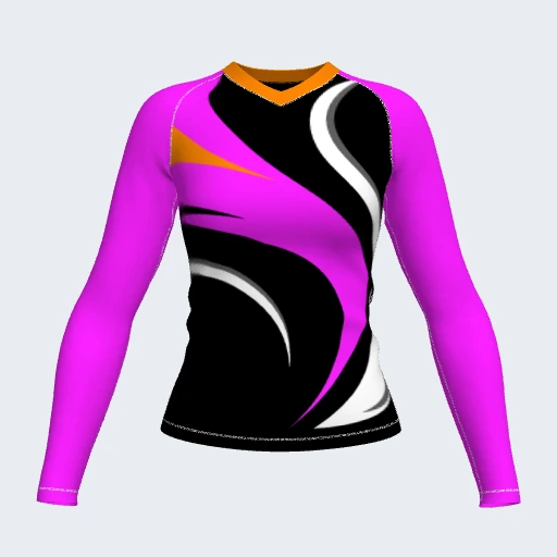 Rash Guard (Long Sleeve), Design 002