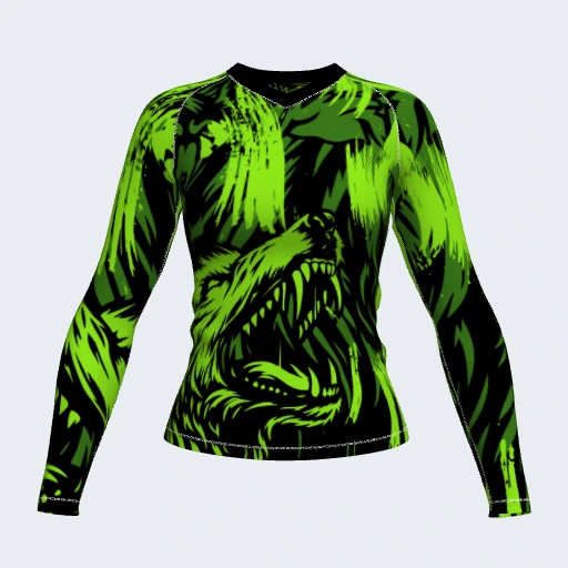 Rash Guard (Long Sleeve), Design 005